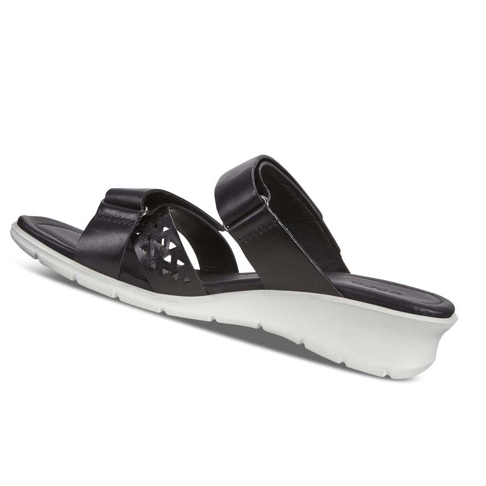 Women's Ecco Felicia Heeled Sandals Black | Canada 174XYU